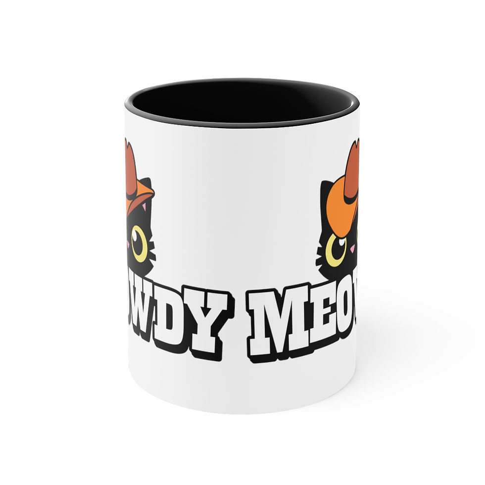 Thumbnail: Fun Cat Lover Gift Coffee Mug Meowdy Cowboy Cat