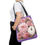 Thumbnail: Fall Tote Bag Pastel Pumpkin Shabby Pink & Purple Autumn Lover Expressive Gift
