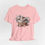 Miniatura: Cat Lover Art T-Shirt Shabby Kitten Sleeping in Basket Pink Roses Artistic gift