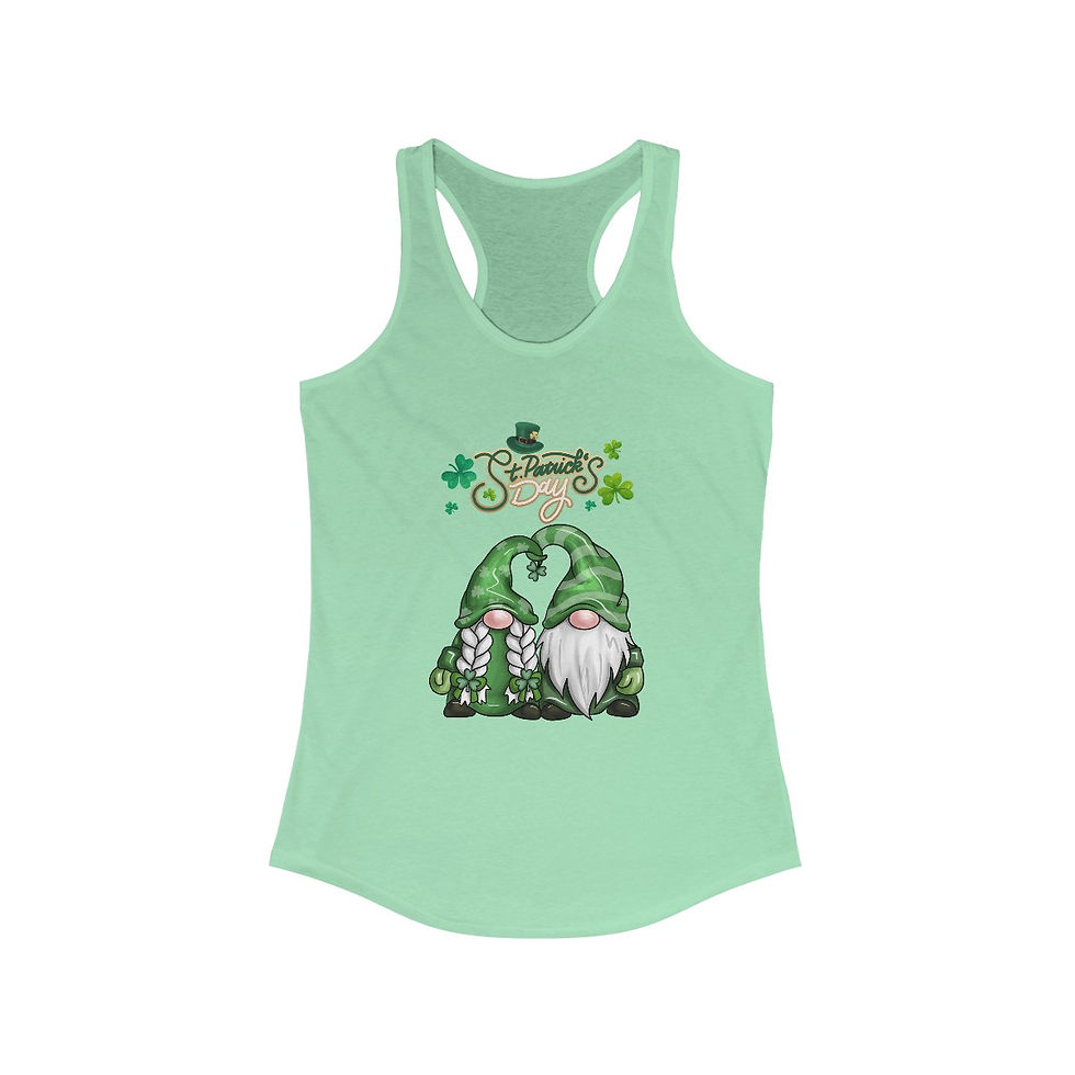 St. Patrick's Day Wearable Art Tank Top Artistic Apparel Slim Fit Fun Tee