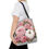 Thumbnail: Fall Tote Bag Pastel Pumpkin Shabby Pink & Purple Autumn Lover Expressive Gift