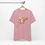 Miniatura: Shabby Cherub Art T-Shirt Valentine's Day Pink Cupid Expressive Artistic Gift