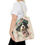 Miniatura: Artistic Tote Bag Victorian Dog in Hat Art Shabby Roses Trendy Expressive Gift