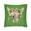 Thumbnail: Shabby Cherub Art Throw Pillow cover Vintage Victorian Angel Green Home Decor