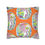 Miniatura: Orange BOHO Throw Pillow Cover Trippy Hippie Colorful Artistic Pillow Case
