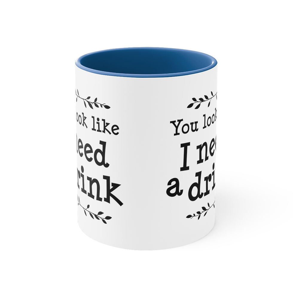 Thumbnail: Sarcastic Cute Gifts Coffee Mug You look Like I Need A Drink Best Friend Gift