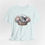 Miniatura: Cat Lover Art T-Shirt Shabby Kitten Sleeping in Basket Pink Roses Artistic gift