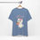 Miniatura: Christmas Kitten T-Shirt Shabby Pink and White Cat Artistic Gift Cat Lover Tee
