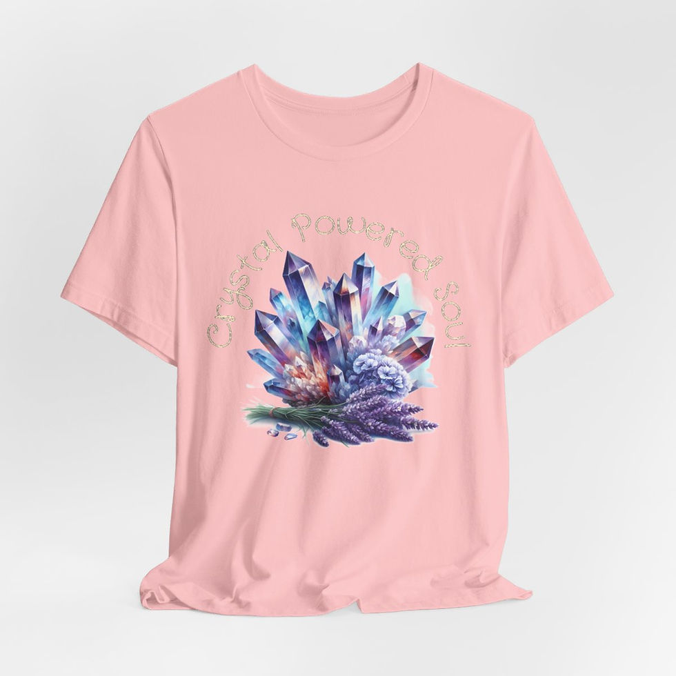 Thumbnail:  New Age T-Shirt Crystal Powered Soul Fun Apparel Metaphysical Gift