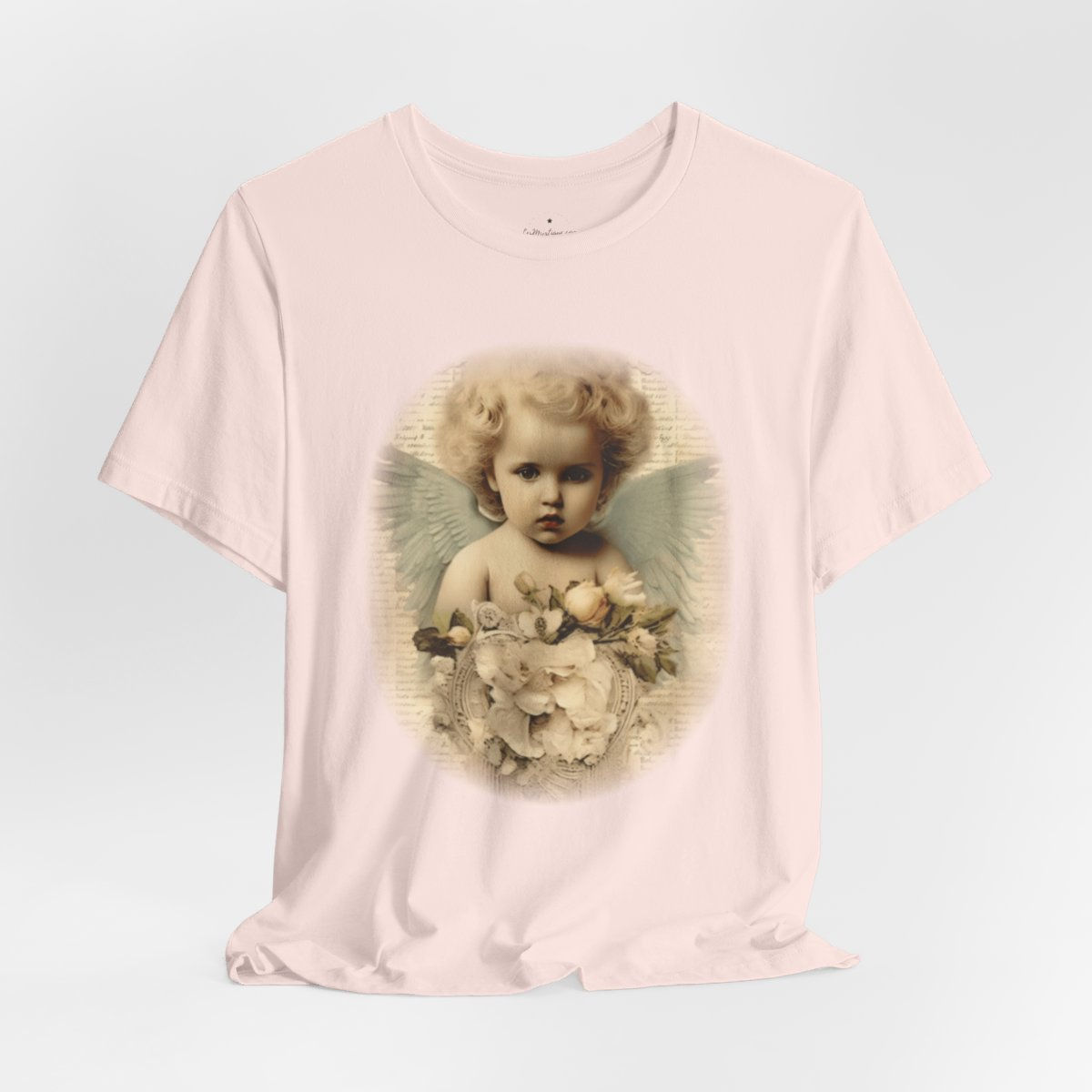Pastel French Shabby T-Shirt Vintage Cherub Angel Apparel Chic Artistic Gifts