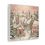 Thumbnail: Shabby Pink Snowy Village Victorian Houses Art Canvas Wrap Christmas Decor 