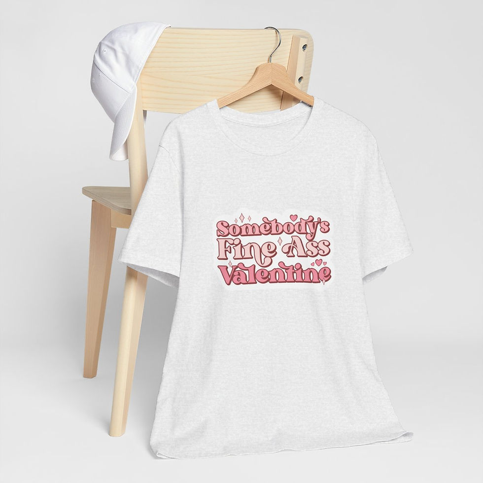 Thumbnail: Artistic T-Shirt Somebody's Fine Ass Valentine Retro Art Tee Trendy Gifts