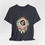 Thumbnail: Halloween T-Shirt Shabby Skeleton Zombie Pink Roses Art Tee Trendy Apparel Gift