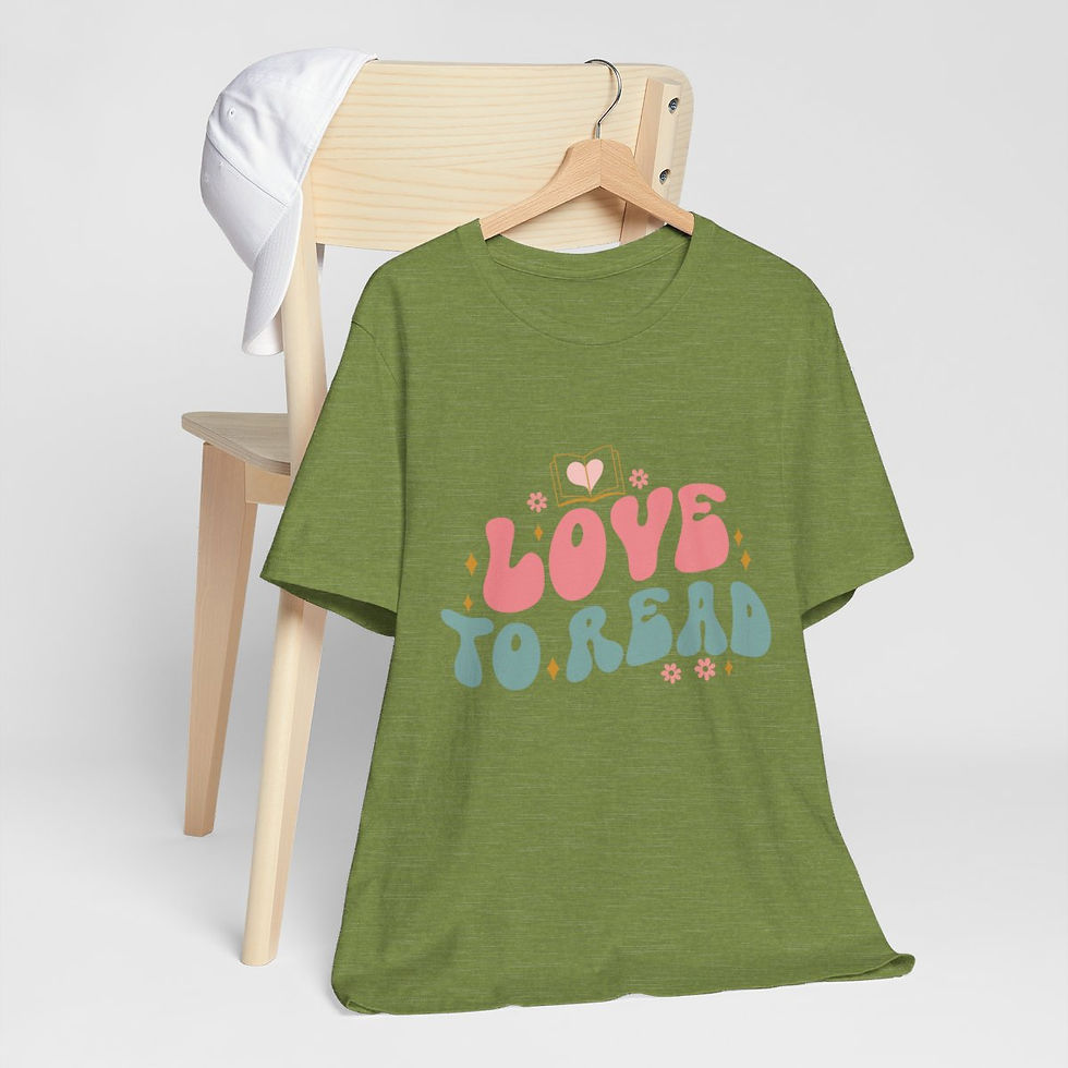 Thumbnail: Book Lover T-Shirt Love to Read Retro Art Reading theme Apparel Expressive Gifts