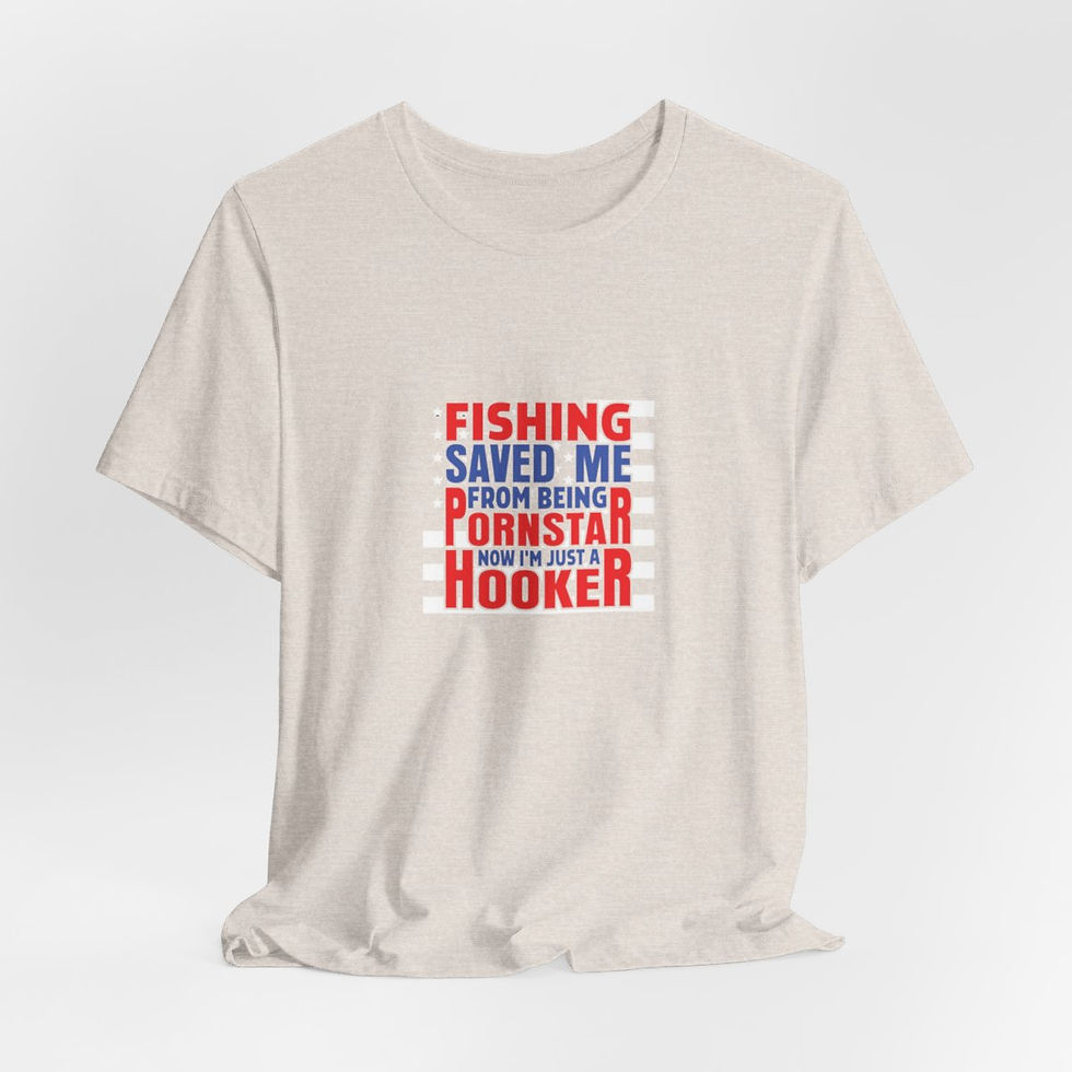Thumbnail: Artistic T-Shirt Fishing theme Hooker on the Weekend Trendy Apparel Funny Gifts