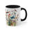 Miniatura: Artistic Coffee Mug Dragonfly and Wildflowers Art Mug Thoughtful Gifts