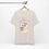 Miniatura: Christmas Kitten T-Shirt Shabby Pink and White Cat Artistic Gift Cat Lover Tee
