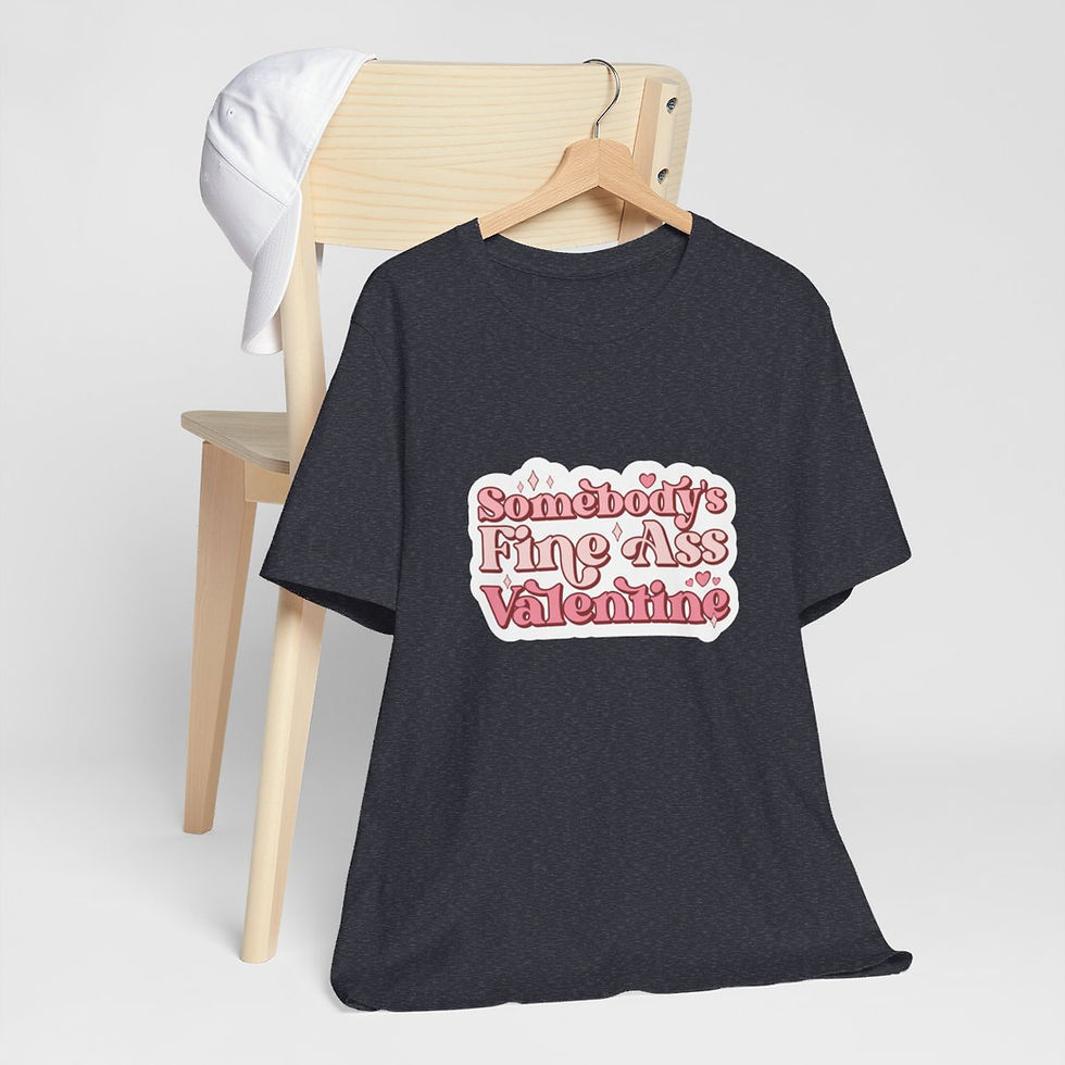 Thumbnail: Artistic T-Shirt Somebody's Fine Ass Valentine Retro Art Tee Trendy Gifts