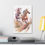 Thumbnail: Wild Horses Canvas Art Springtime Flowers Statement Decor Horse Lover Gift