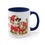 Miniatura: Retro Kitten Christmas Coffee Mug 1950s Merry Happy Jolly Cat Lover Holiday gift