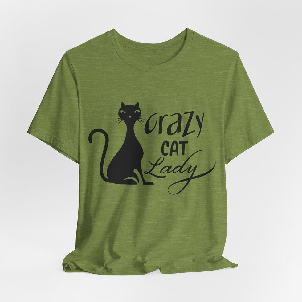 Thumbnail: Sarcastic Cat Lover T-Shirt Cute Crazy cat Lady Tee Expressive Fun Gifts