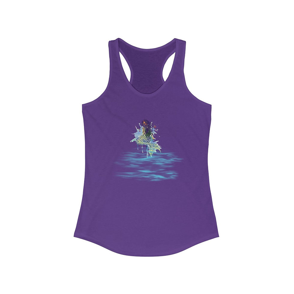Thumbnail: Artistic Beachy Apparel Summer Tank Top Mermaid Trendy Wearable Art Tee