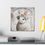 Miniatura: Canvas Art Bunny Rabbit Shabby Cottage Wall Decor Farmhouse Giclee Print