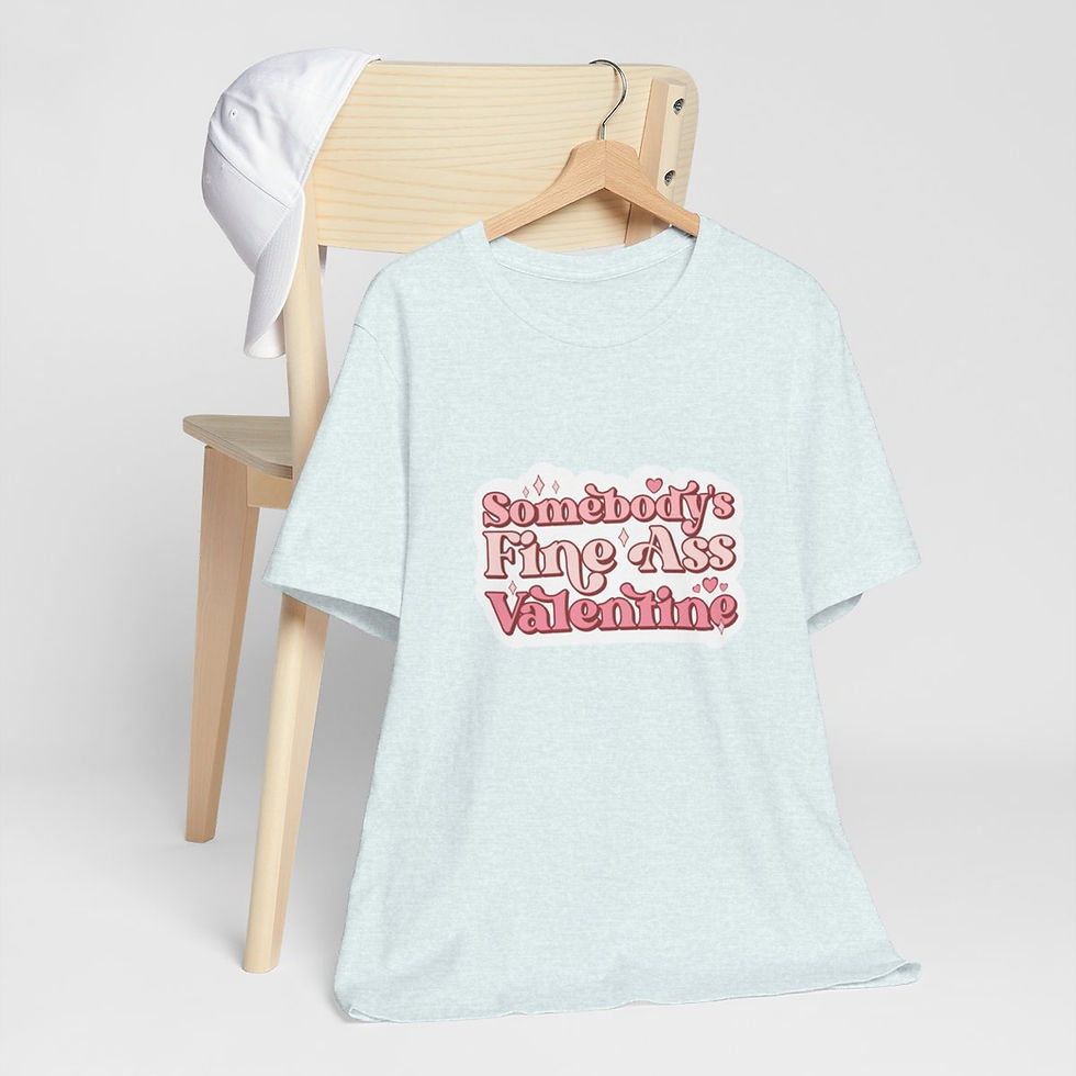 Thumbnail: Artistic T-Shirt Somebody's Fine Ass Valentine Retro Art Tee Trendy Gifts