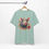 Thumbnail: Shabby Pig T-Shirt Boho Pig with Flowers Art Tee Trendy Artistic Apparel