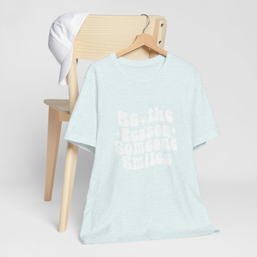 Thumbnail: Artistic Retro T-Shirt Be the Reason Someone Smiles Motivational Art gift