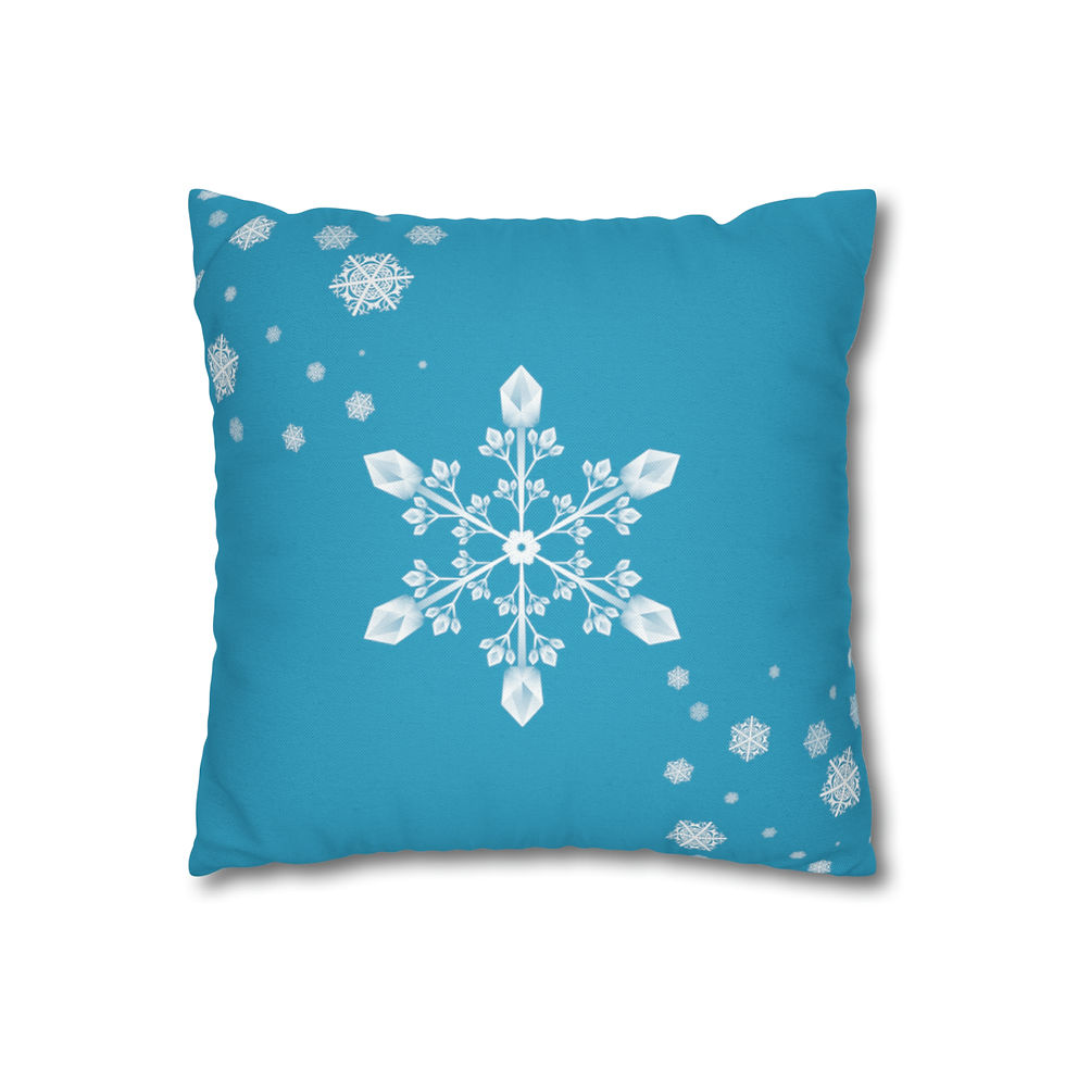 Thumbnail: Vintage Christmas Decor Artistic Throw Pillow cover Shabby Turquoise Santa Claus