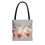 Thumbnail: Pastel Pumpkins Fall Tote Bag Shabby Pink Autumn Lover Expressive Gift