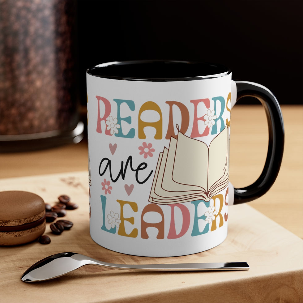 Thumbnail: Book theme Coffee Mug Readers are Leaders Reading Lover Thoughtful gifts