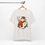 Miniatura: Retro Snowman T-Shirt Christmas Vintage Art Tee Good tidings Holiday Apparel