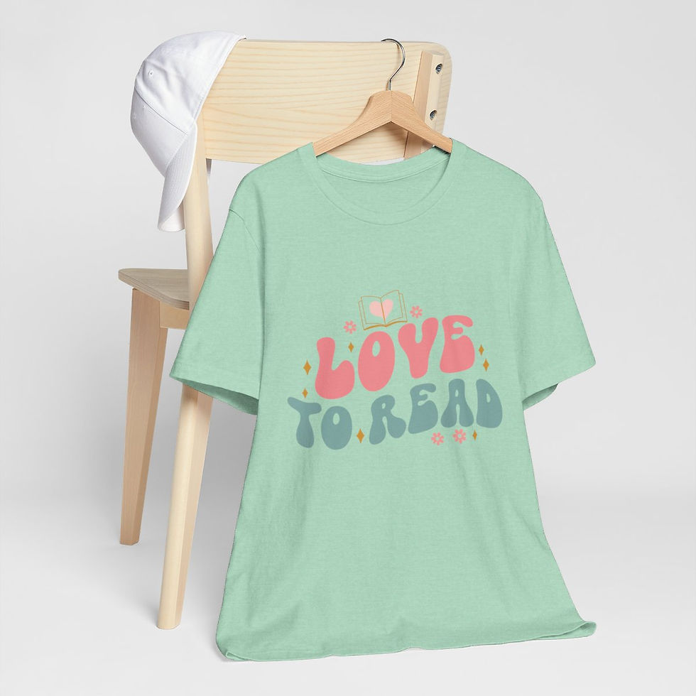 Thumbnail: Book Lover T-Shirt Love to Read Retro Art Reading theme Apparel Expressive Gifts