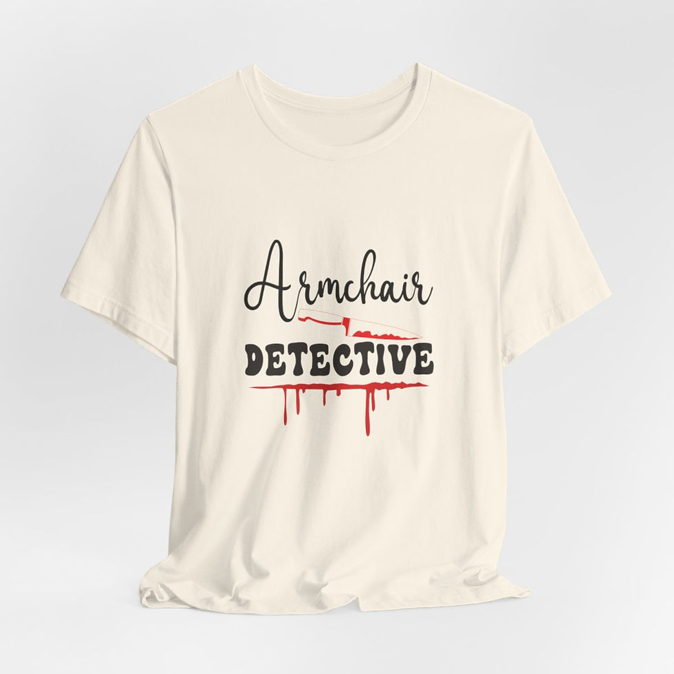 Thumbnail: True Crime T-Shirt Armchair Detective Expressive Apparel Fun Thoughtful Gifts