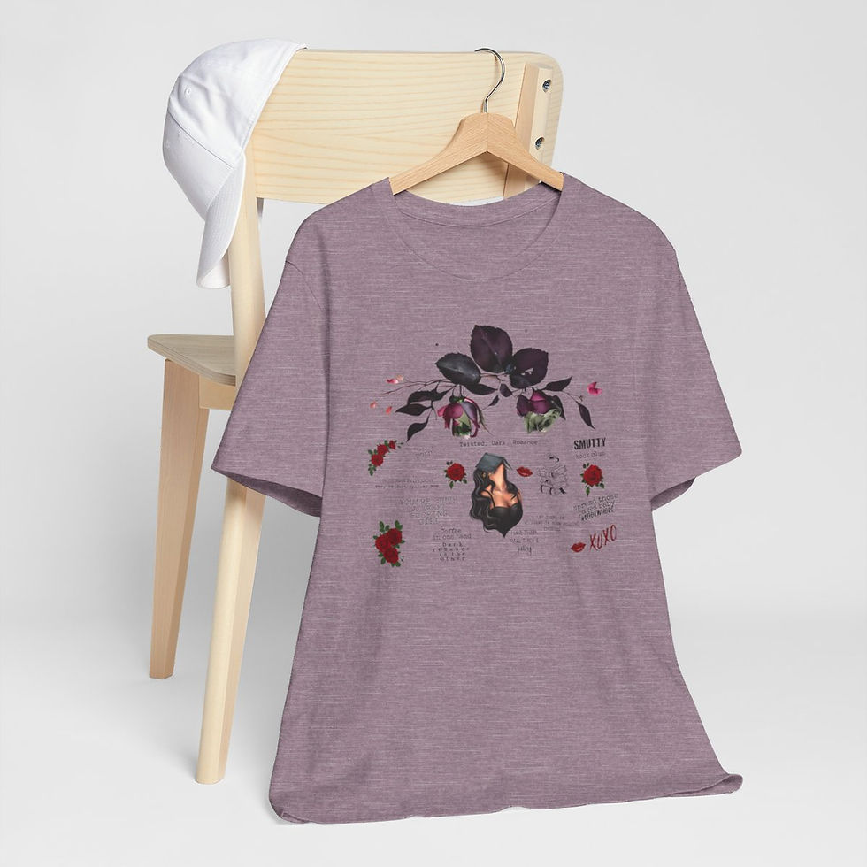Thumbnail: Smutty Book Artistic T-Shirt Reading Theme Sarcastic Funny Adult Gifts