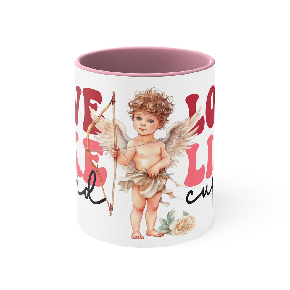 Thumbnail: Love Theme Coffee Mug Love Like Cupid Inspirational mug Trendy gifts