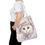 Miniatura: Pastel White Cat Tote Bag Shabby Victorian Bonnet Artistic Cat Lover Gifts