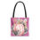 Thumbnail: Pastel Pumpkins Fall Tote Bag Shabby Leopard & Pink Autumn Lover Expressive Gift
