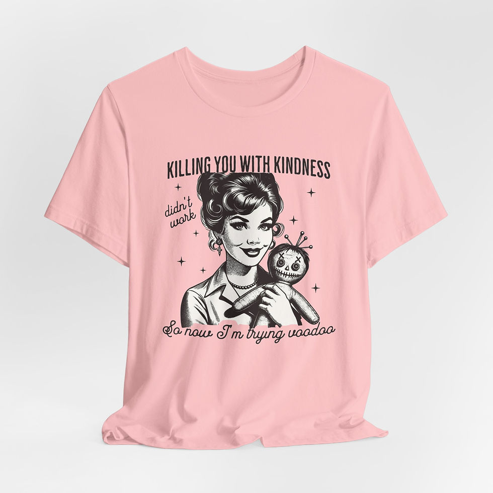 Thumbnail: Sarcastic Voodoo T-Shirt Fun Gift Best Friend Ex-Boyfriend Funny Retro Art Tee