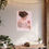 Thumbnail: Watercolor Art Print Edwardian Woman Pink Rose Shabby French Victorian Decor