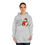 Miniatura: Retro Christmas Hoodie Vintage Snowman Cozy Art Sweatshirt w/Pockets 