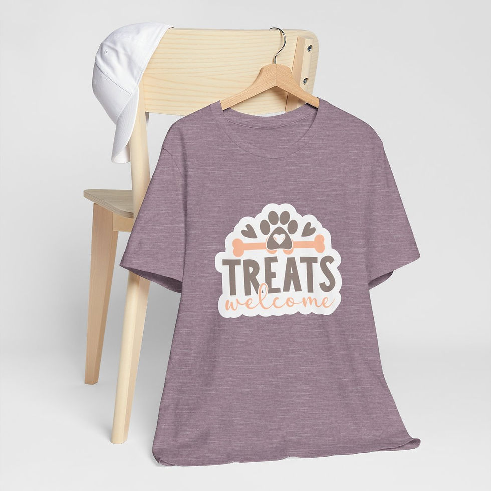 Thumbnail: Artistic T-Shirt Dog Mama Retro style Treats Welcome Artistic Apparel Fun Gifts