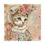 Miniatura: Shabby Cat Art Print - Victorian Kitten in Bonnet Pink Cat Lover gift Wall Decor