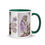 Thumbnail: Artistic Virgin Mary Coffee Mug Madonna Shabby Roses Faith Art Coffee Cup Gift 