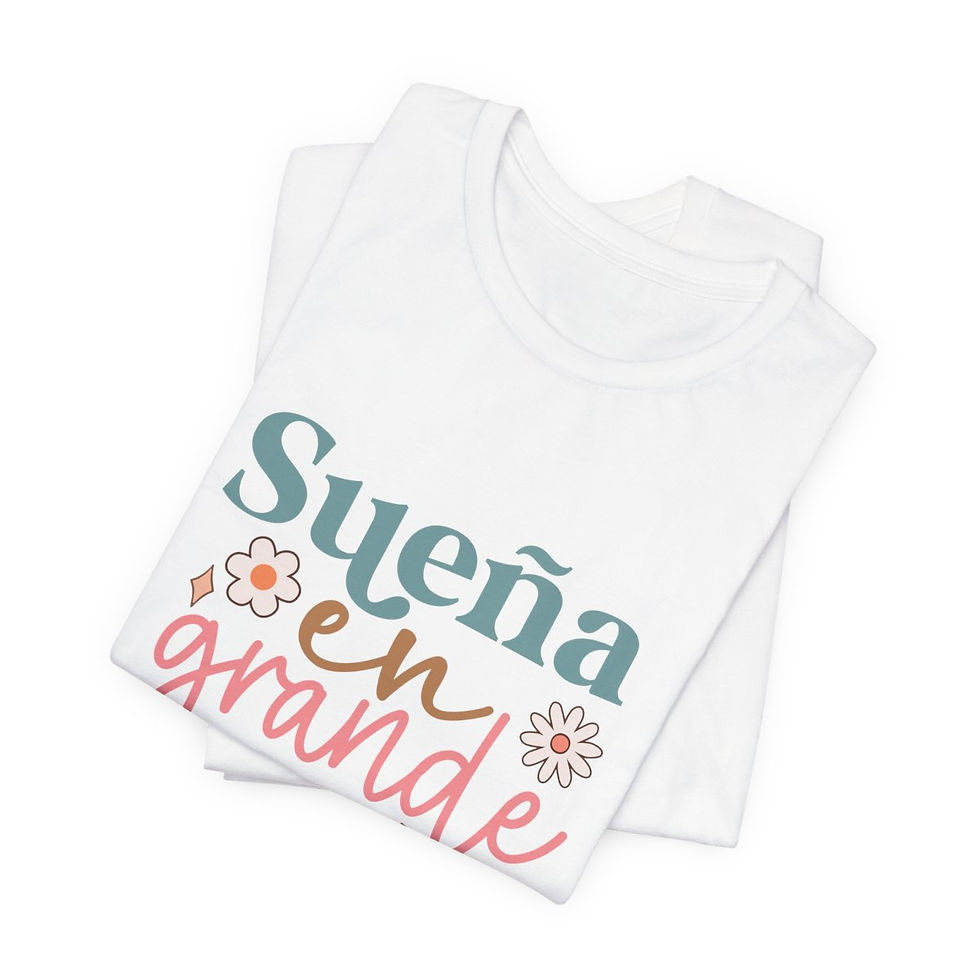Thumbnail: Motivational Latina T-Shirt Spanish Graphic Art Tee Inspirational Apparel