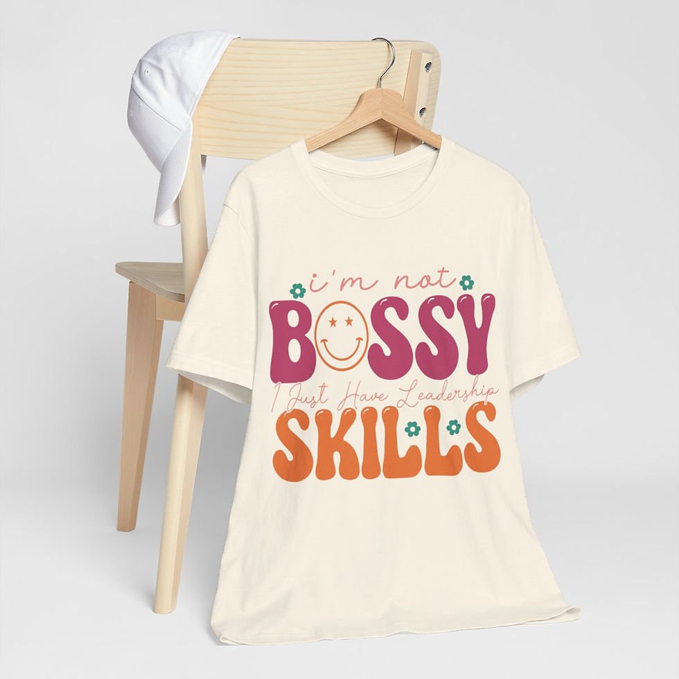Thumbnail: Sarcastic T-Shirt Bossy Girl Theme Retro Art Tee Fun Expressive Gifts