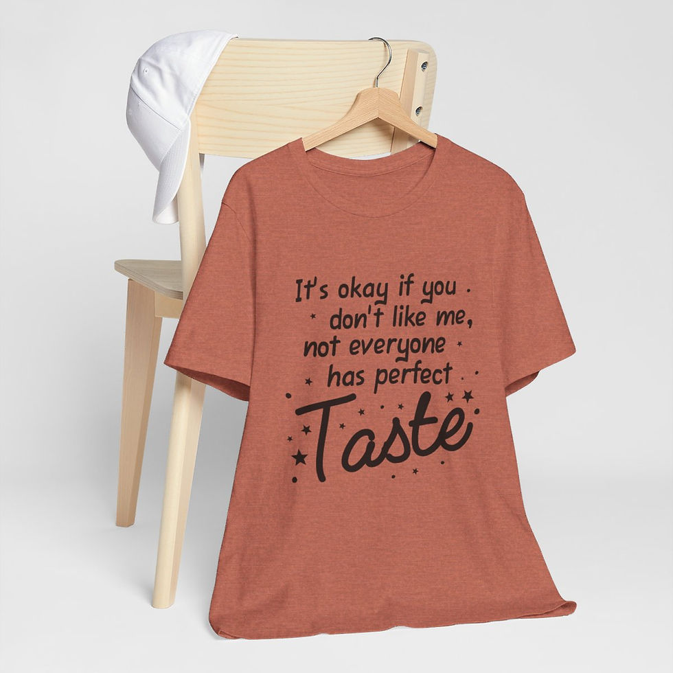 Thumbnail: Sarcastic T-Shirt It's OK If You Don't Like Me Unisex Art Tee Artistic Gifts
