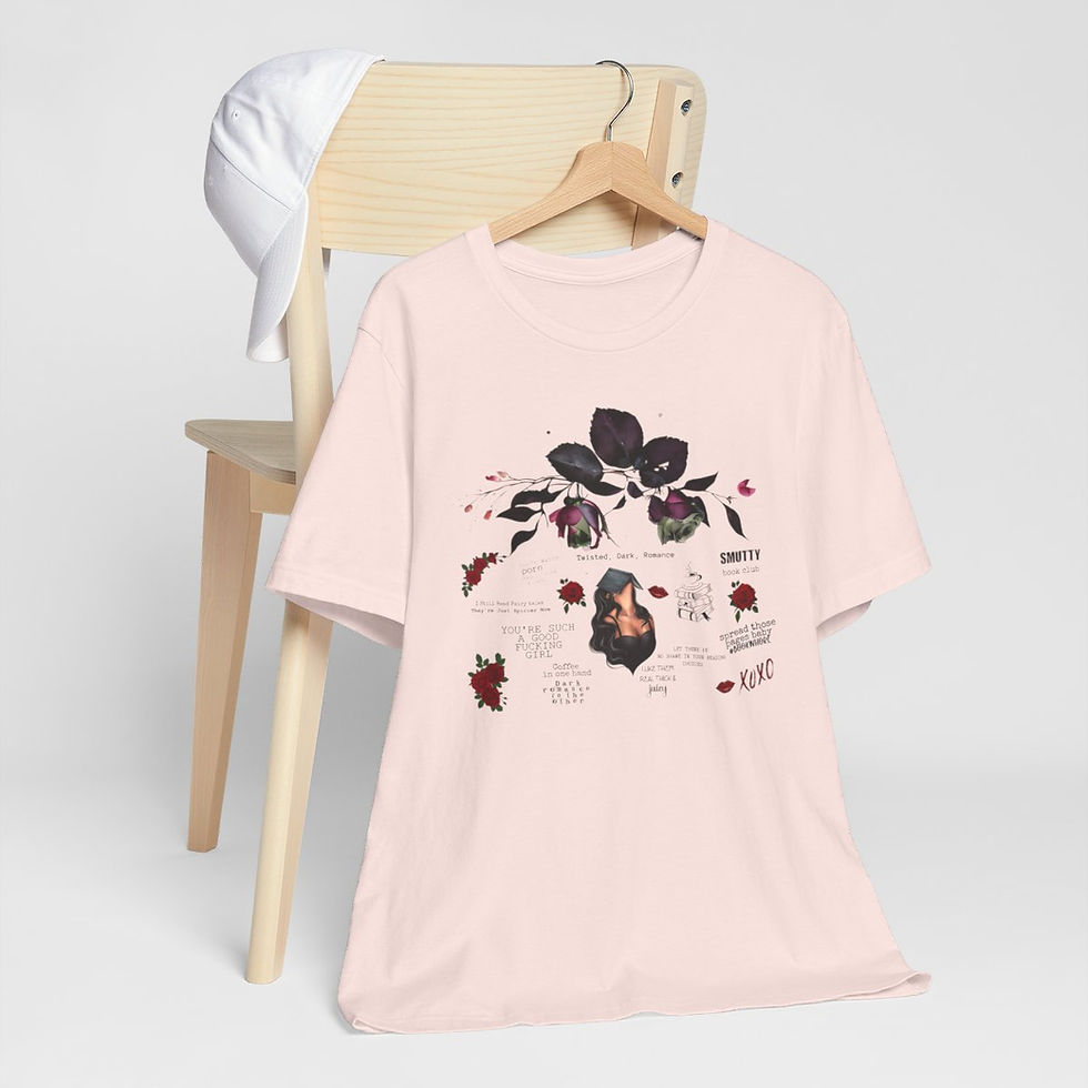 Thumbnail: Smutty Book Artistic T-Shirt Reading Theme Sarcastic Funny Adult Gifts